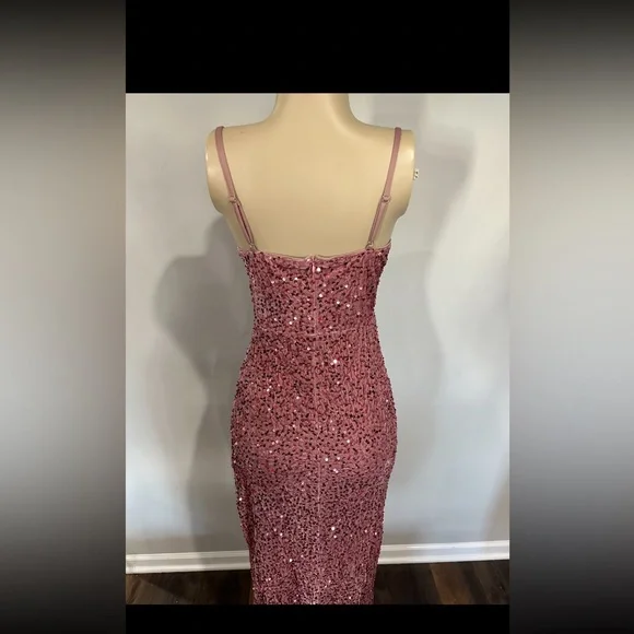 Dress size medium women prom formal evening special occasion pink corset new - Picture 7 of 9